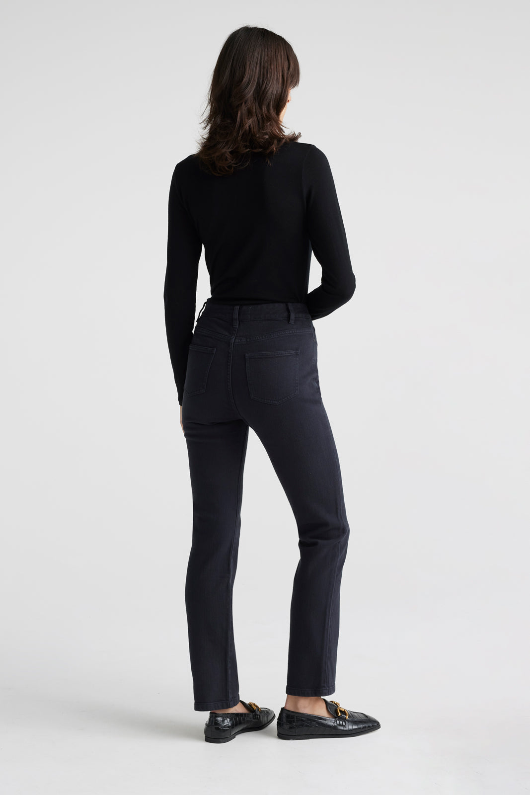 TOORALLIE HIGH RISE STRAIGHT JEAN