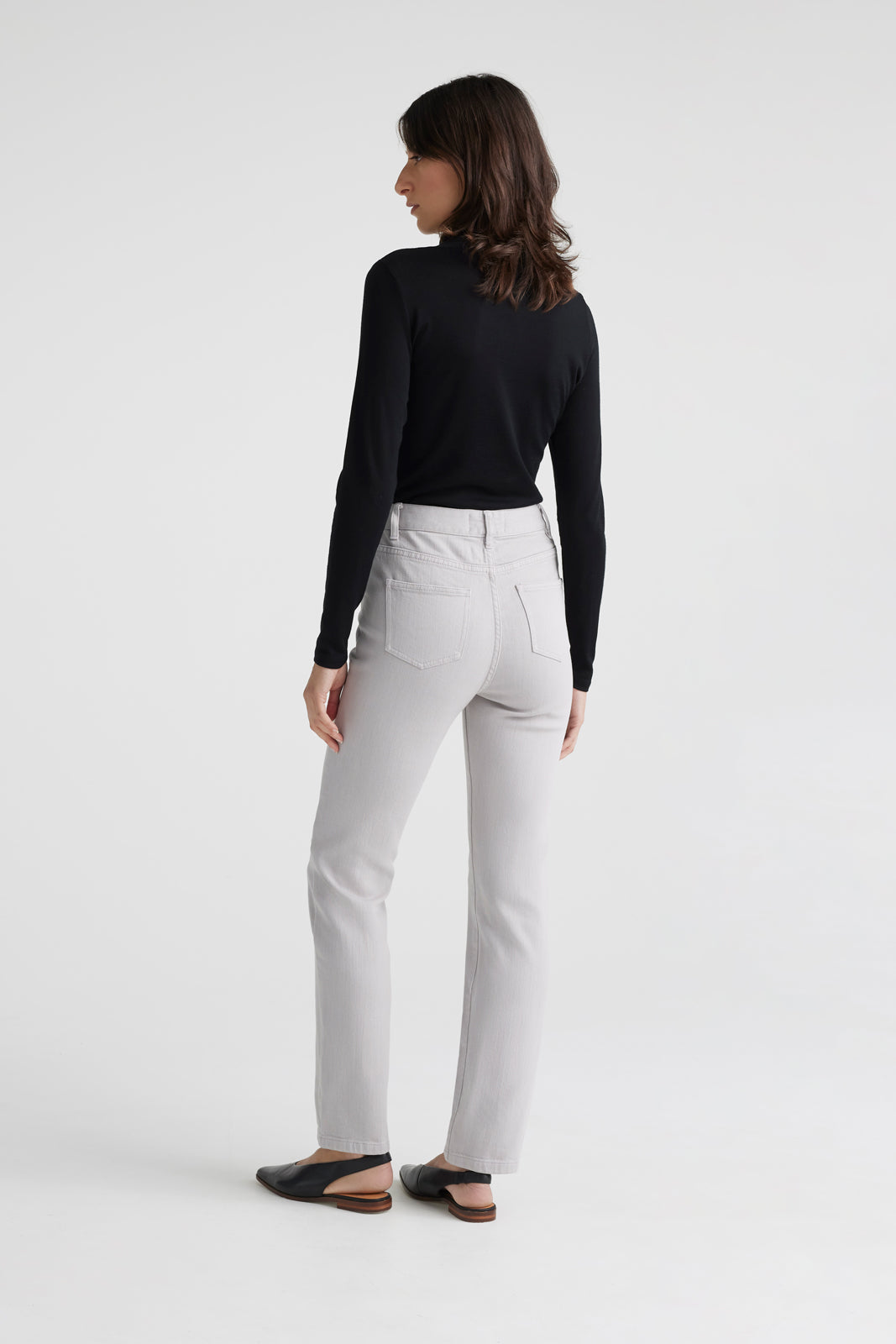 TOORALLIE HIGH RISE STRAIGHT JEAN