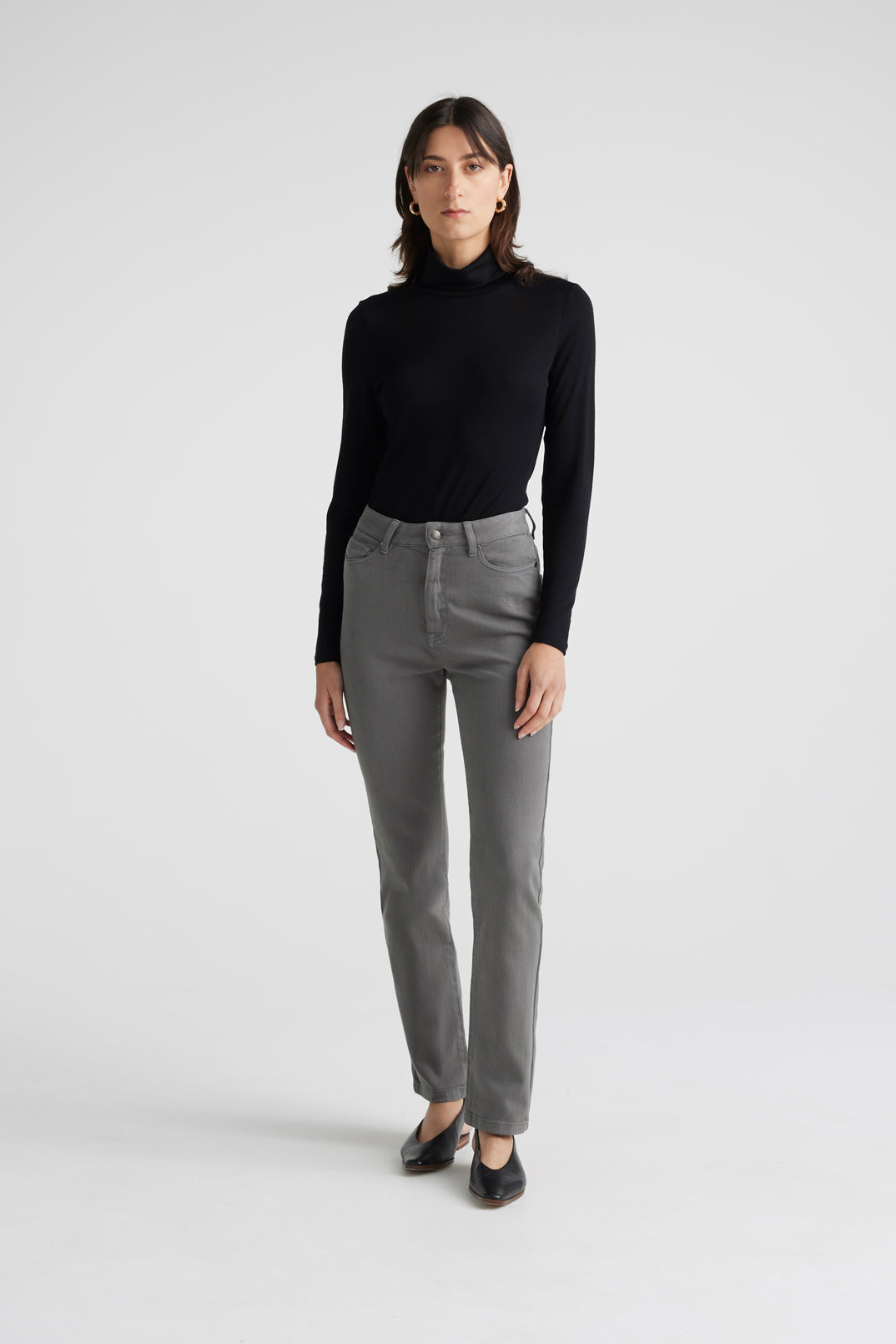 TOORALLIE HIGH RISE STRAIGHT JEAN