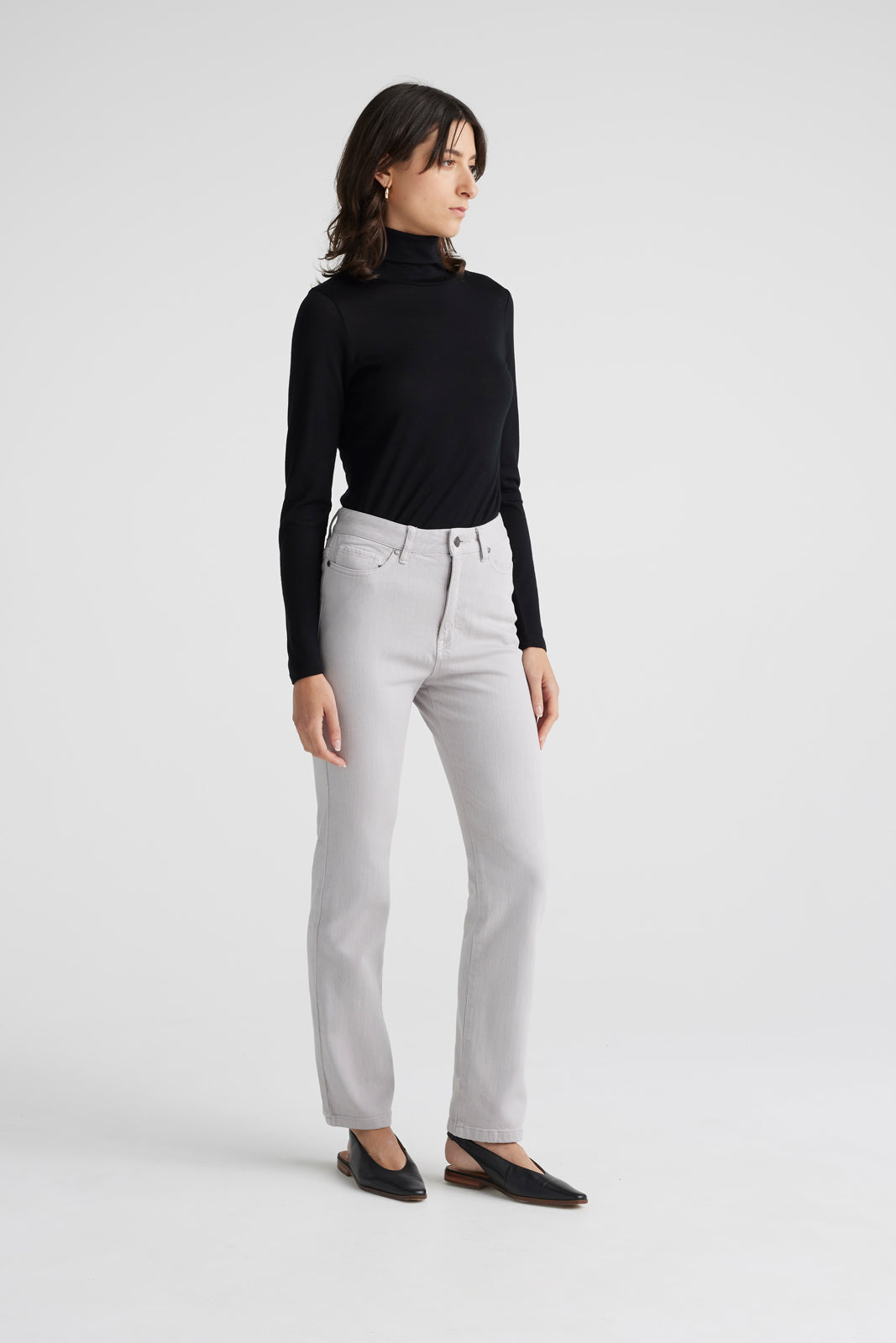 TOORALLIE HIGH RISE STRAIGHT JEAN