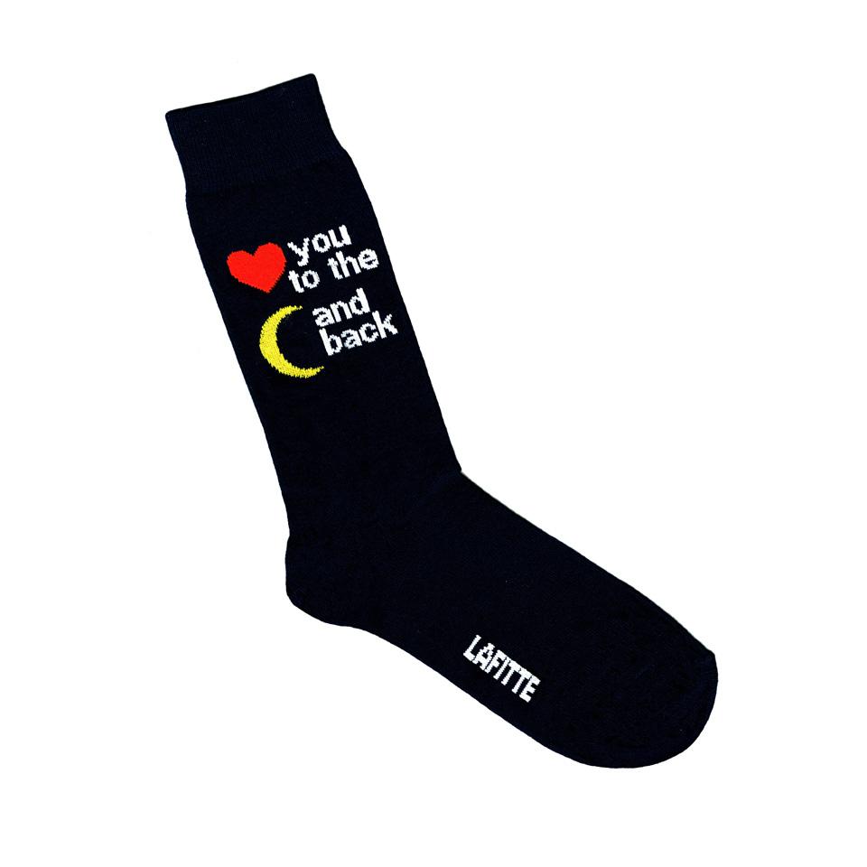 LAFITTE LOVE YOU TO THE MOON SOCKS