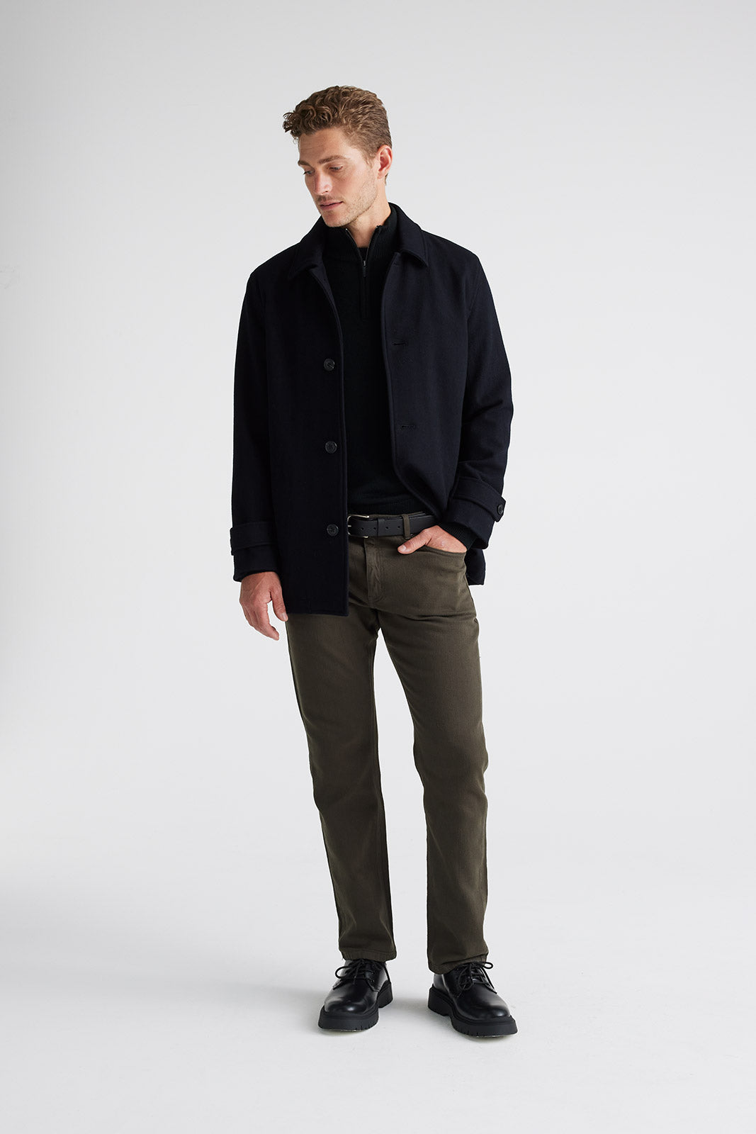TOORALLIE WOOL CAR COAT