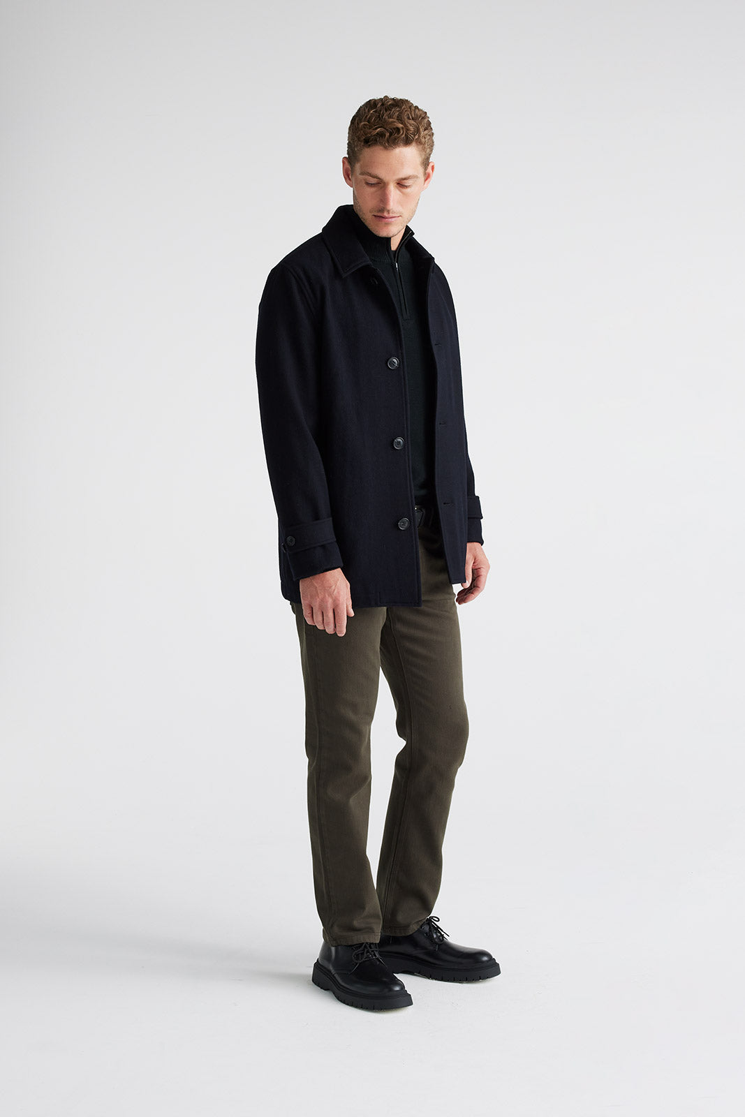 TOORALLIE WOOL CAR COAT