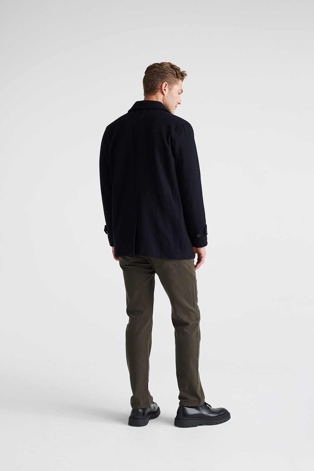 TOORALLIE WOOL CAR COAT
