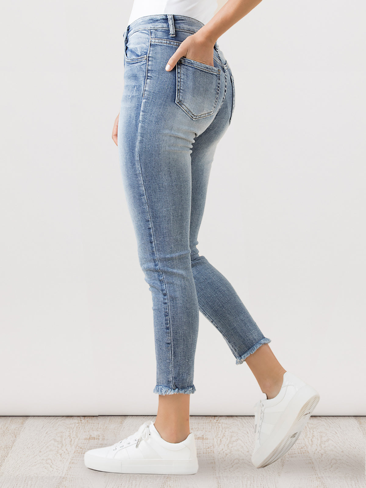 GORDON SMITH FRINGED JEAN
