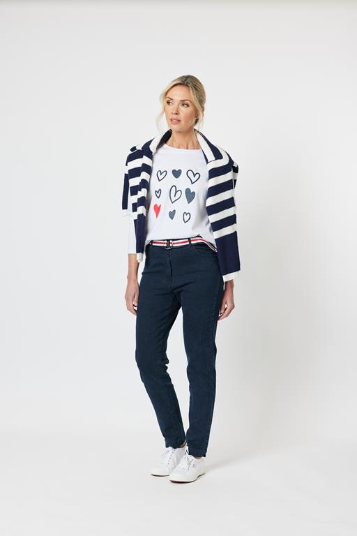 GORDON SMITH HEART PRINT TOP