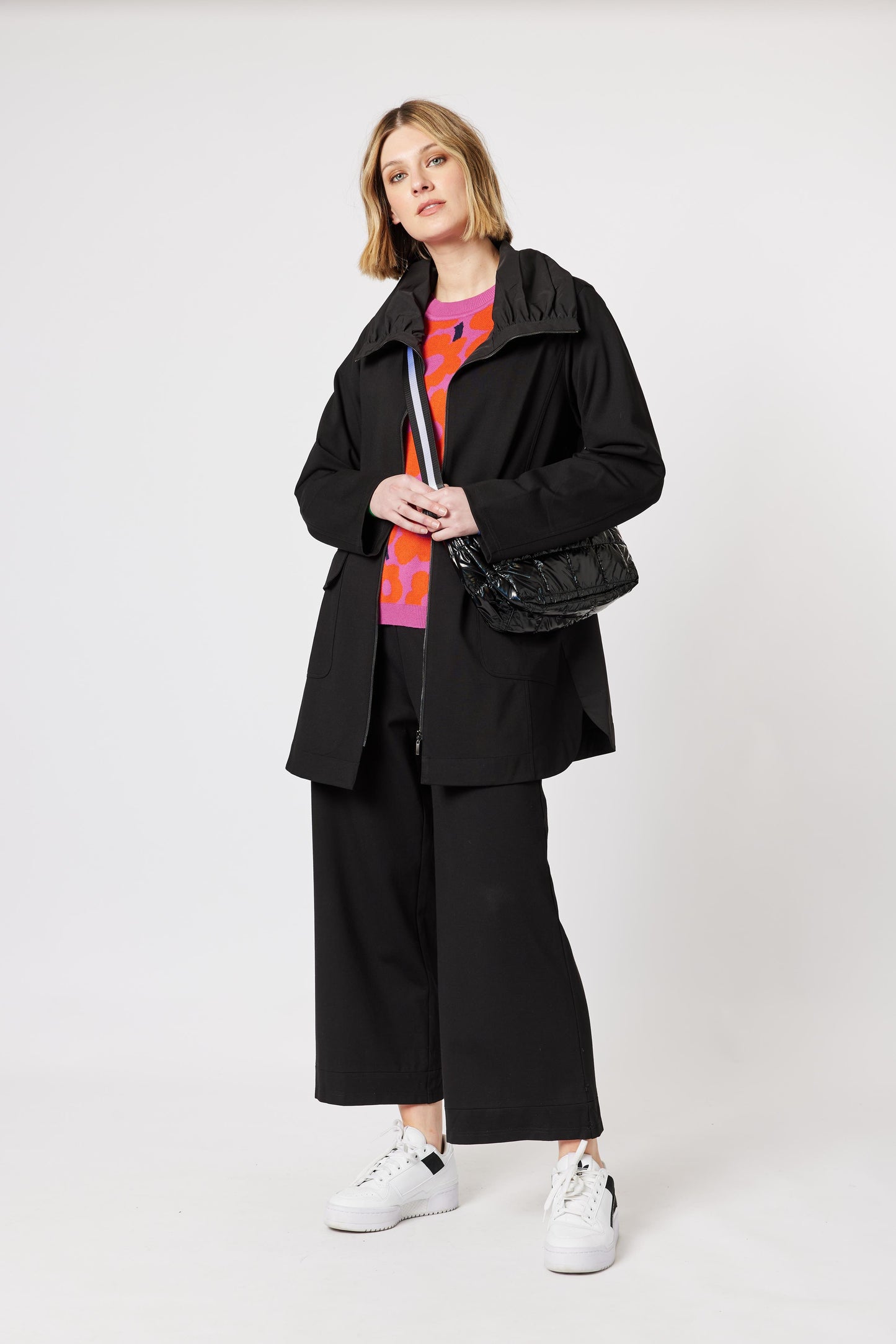 CLARITY RUCHED LONG JACKET