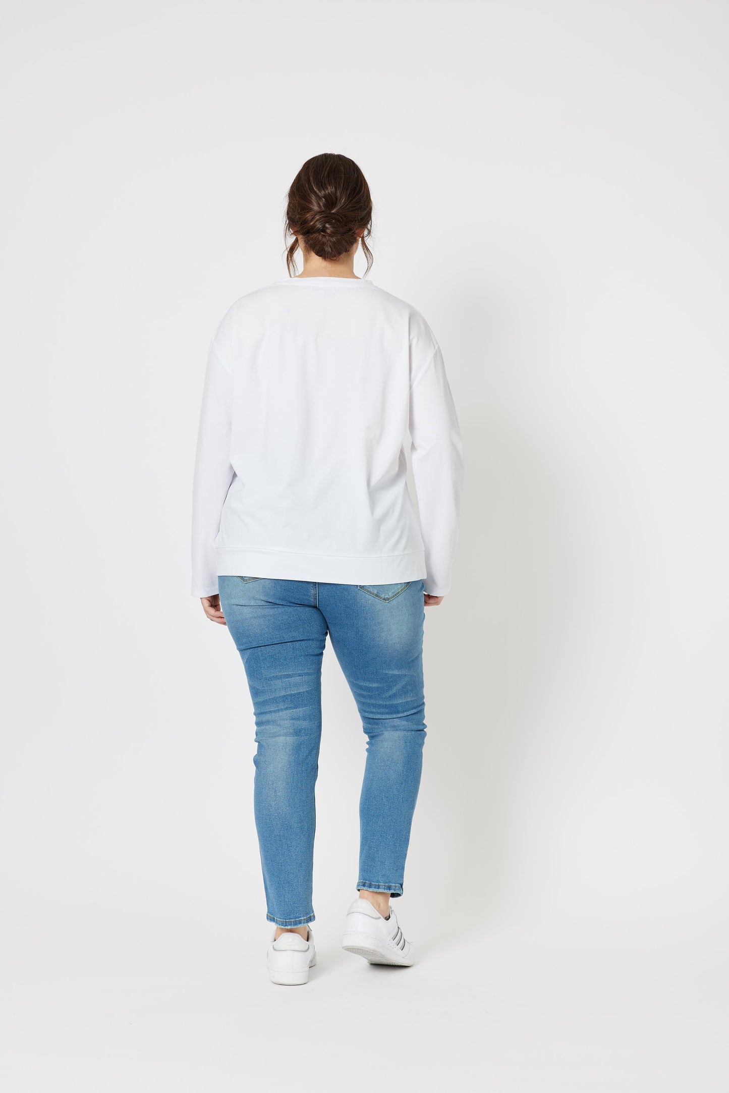 CLARITY CONTRAST STITCH TOP