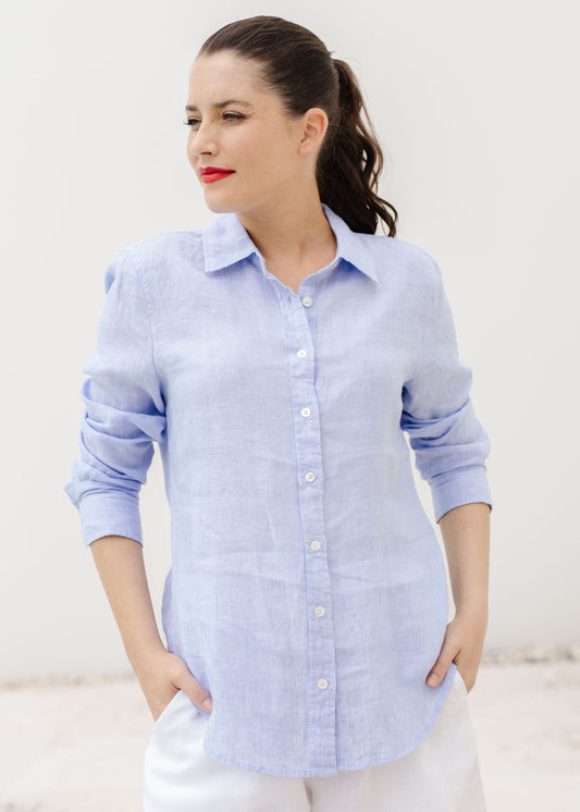 GOONDIWINDI LONG SLEEVE LINEN SHIRT