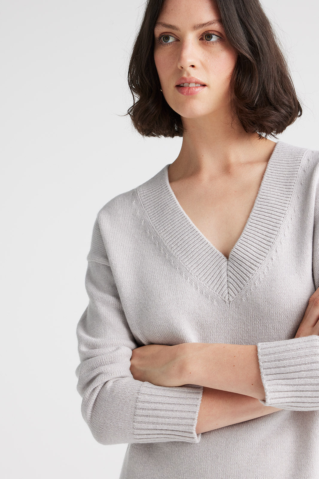 TOORALLIE JERSEY V-NECK JUMPER
