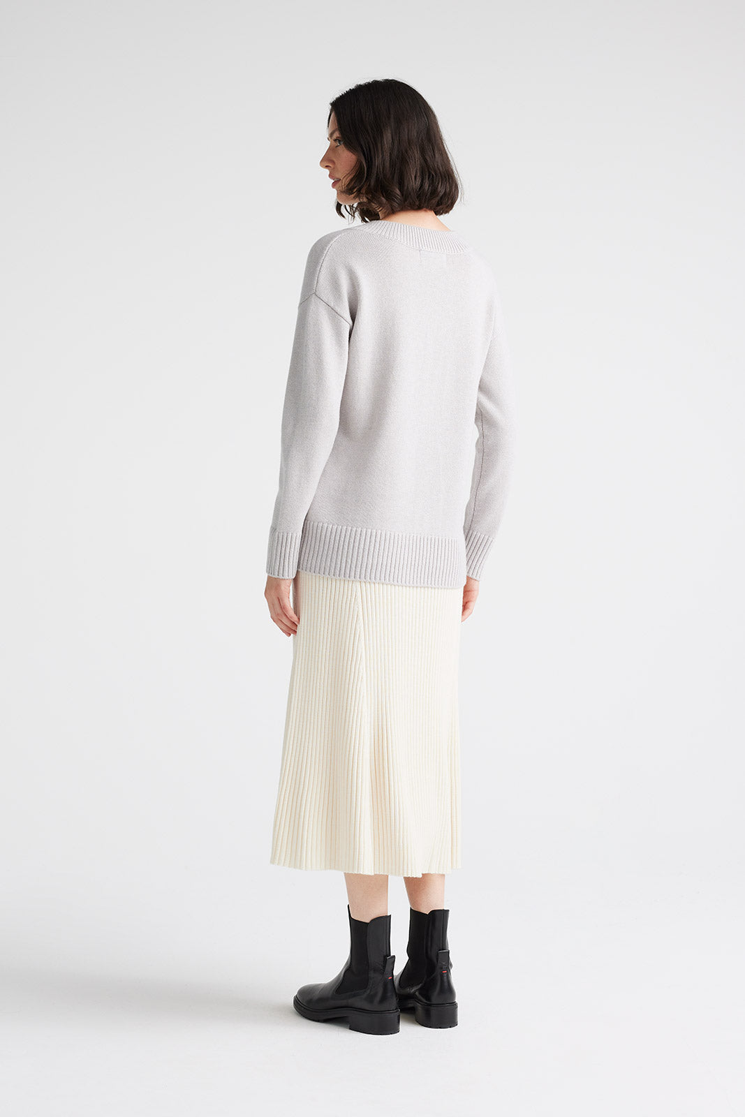 TOORALLIE JERSEY V-NECK JUMPER