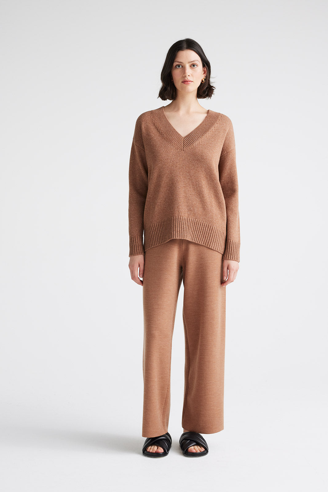 TOORALLIE JERSEY V-NECK JUMPER