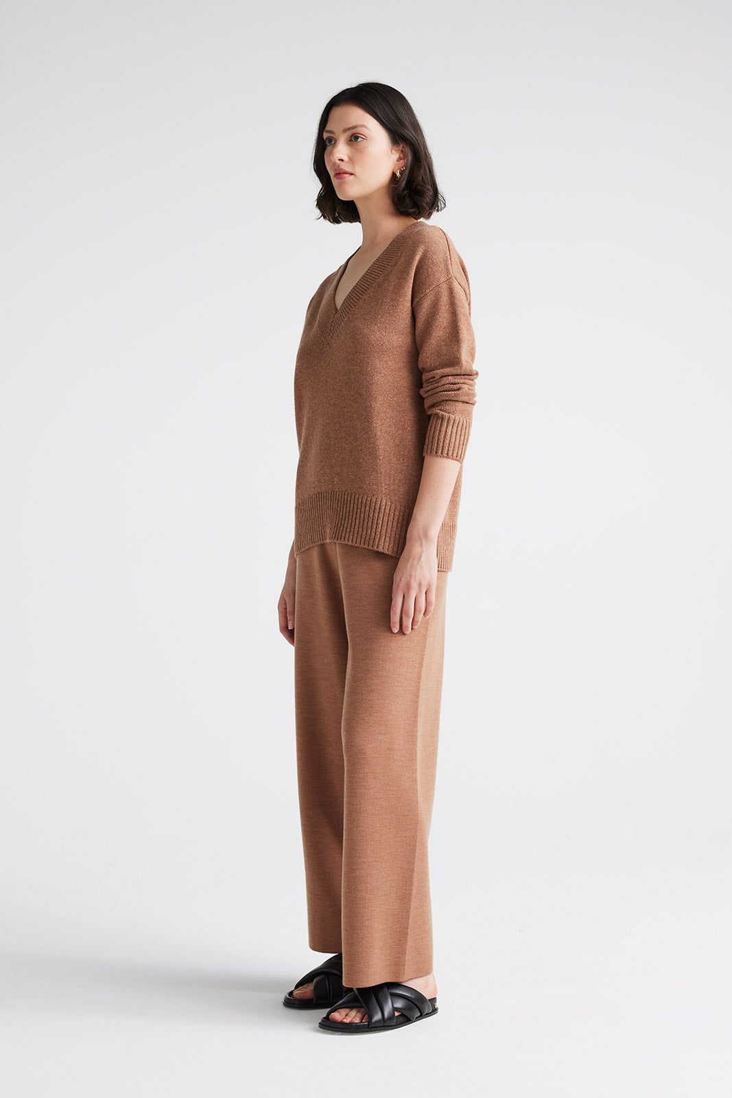 TOORALLIE JERSEY V-NECK JUMPER