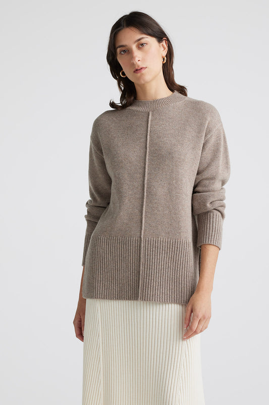 TOORALLIE SPLIT HEM JUMPER