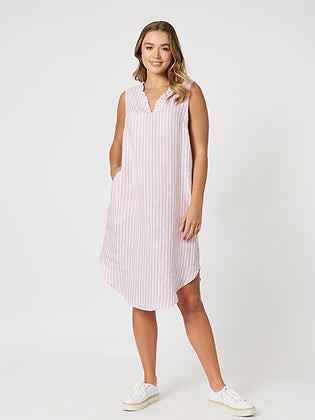 GORDON SMITH BAHAMA STRIPE DRESS