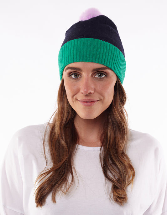 ELM CARTER BLOCK BEANIE