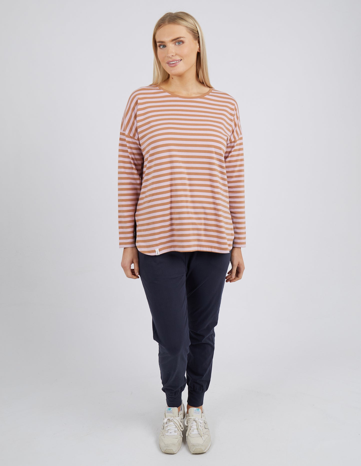 ELM LAUREN L/S STRIPE TEE