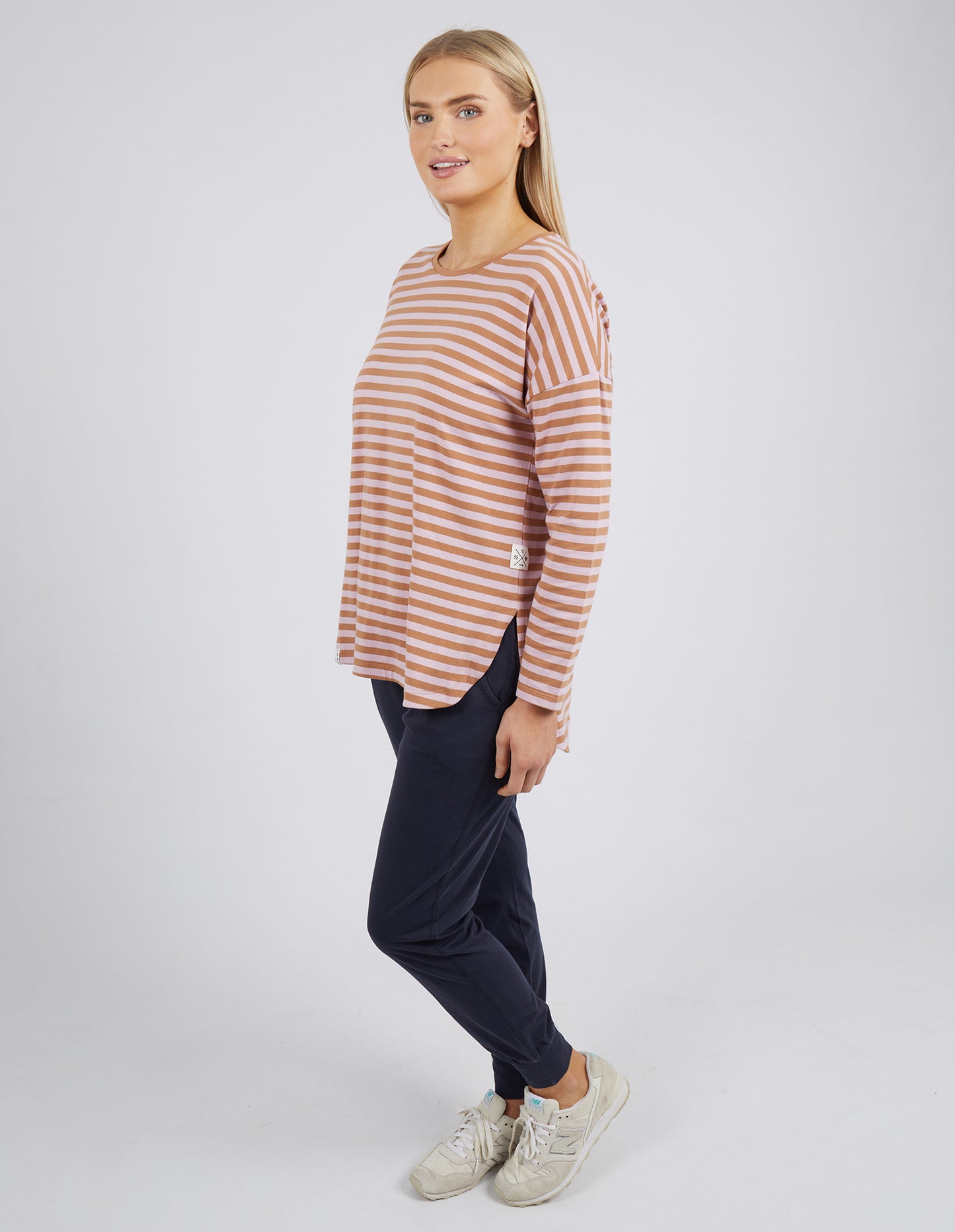 ELM LAUREN L/S STRIPE TEE