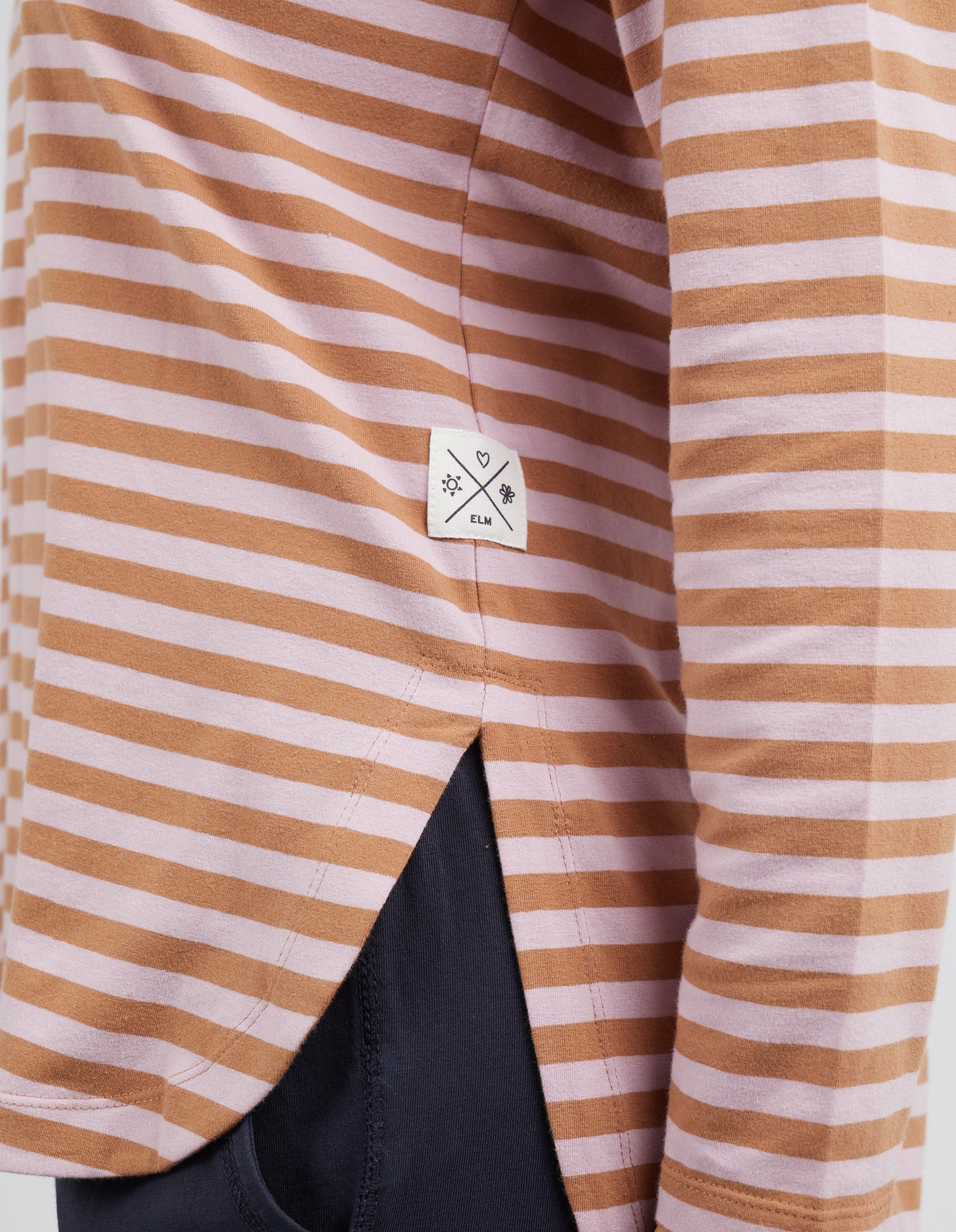 ELM LAUREN L/S STRIPE TEE