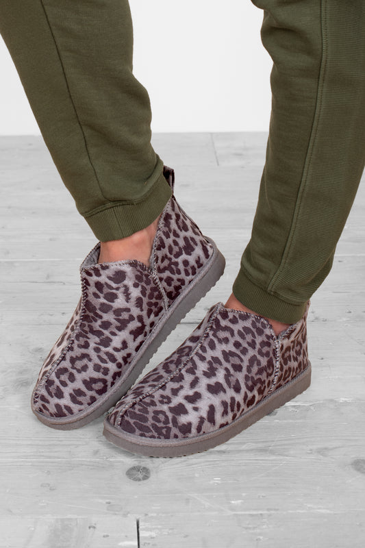 BRAKEBURN LEOPARD BOOTIE