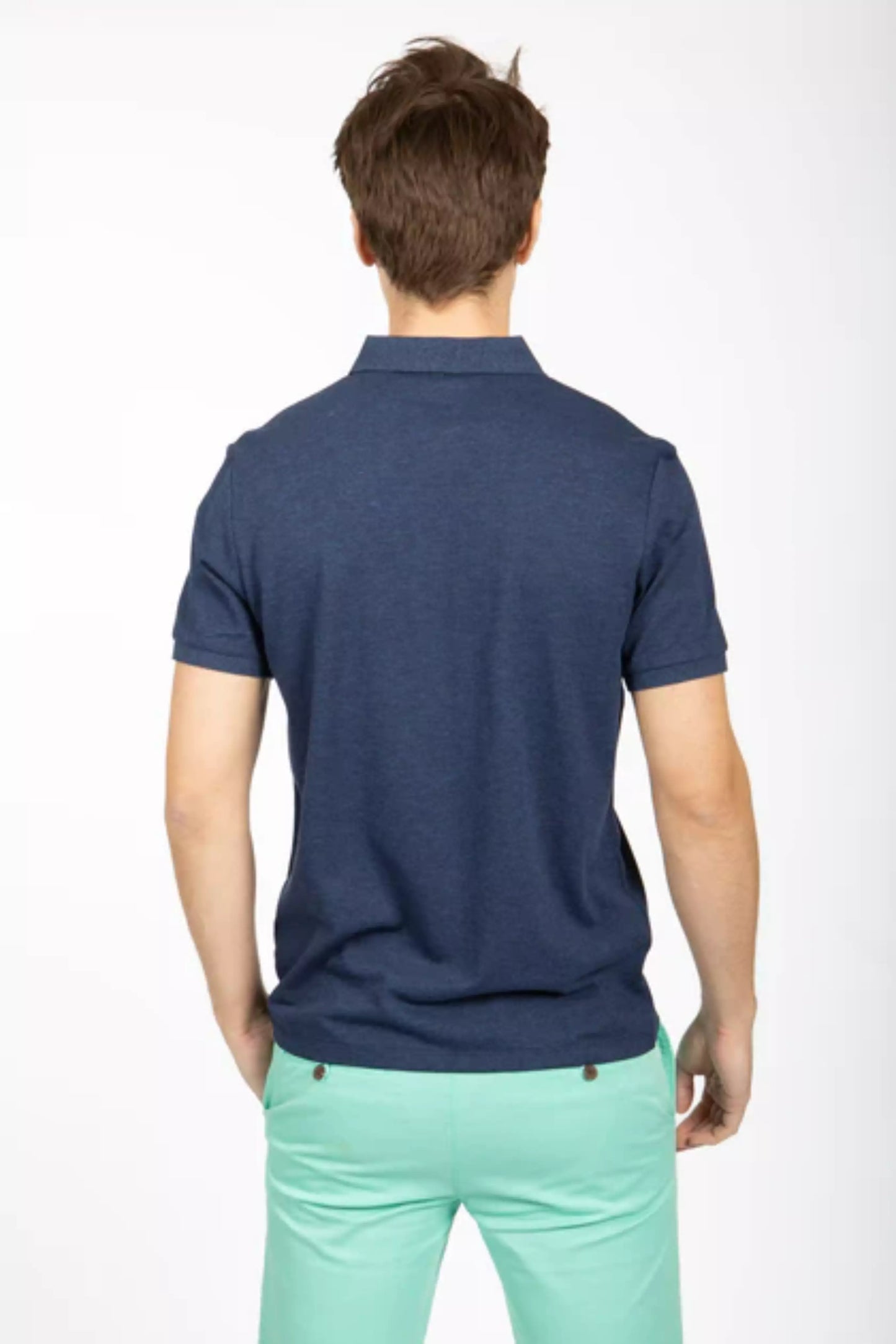 JAMES HARPER COTTON PIQUE ZIP POLO