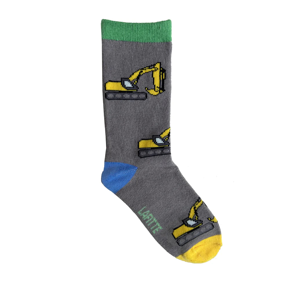 LAFITTE KIDS DIGGER TRUCK SOCKS
