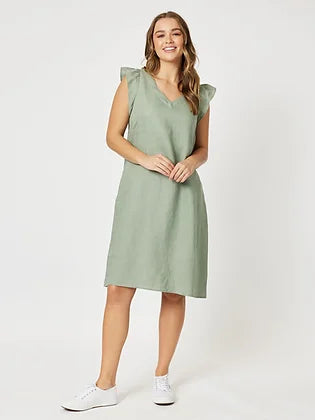 GORDON SMITH FLUTE SLV DRESS