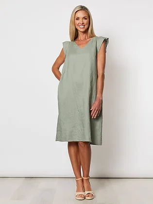 GORDON SMITH FLUTE SLV DRESS